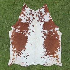 100 Real Natural Rugs Area Cow Hair On Cowhide Skin Floor Rug 61"x56" CC-1300
