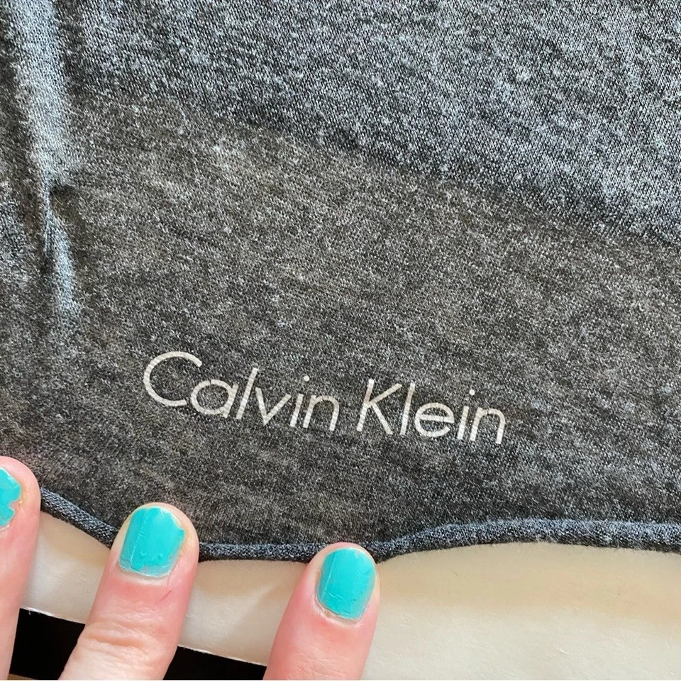 Calvin Klein Infinity Bufanda Mujer Talla Única Gris Jersey Tejido Chal Unisex Neutro Foto 4 de 4