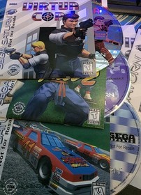 3 Game Set Virtua Fighter 2 Virtua Cop Dayton USA - Sega SATURN - CIB
