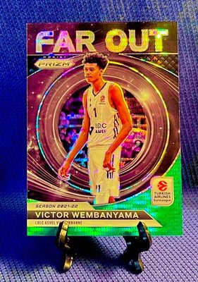 VICTOR WEMBANYAMA • 2023-24 Panini Prizm • Far Out Prizm #/25 #2 • Rookie SPURS