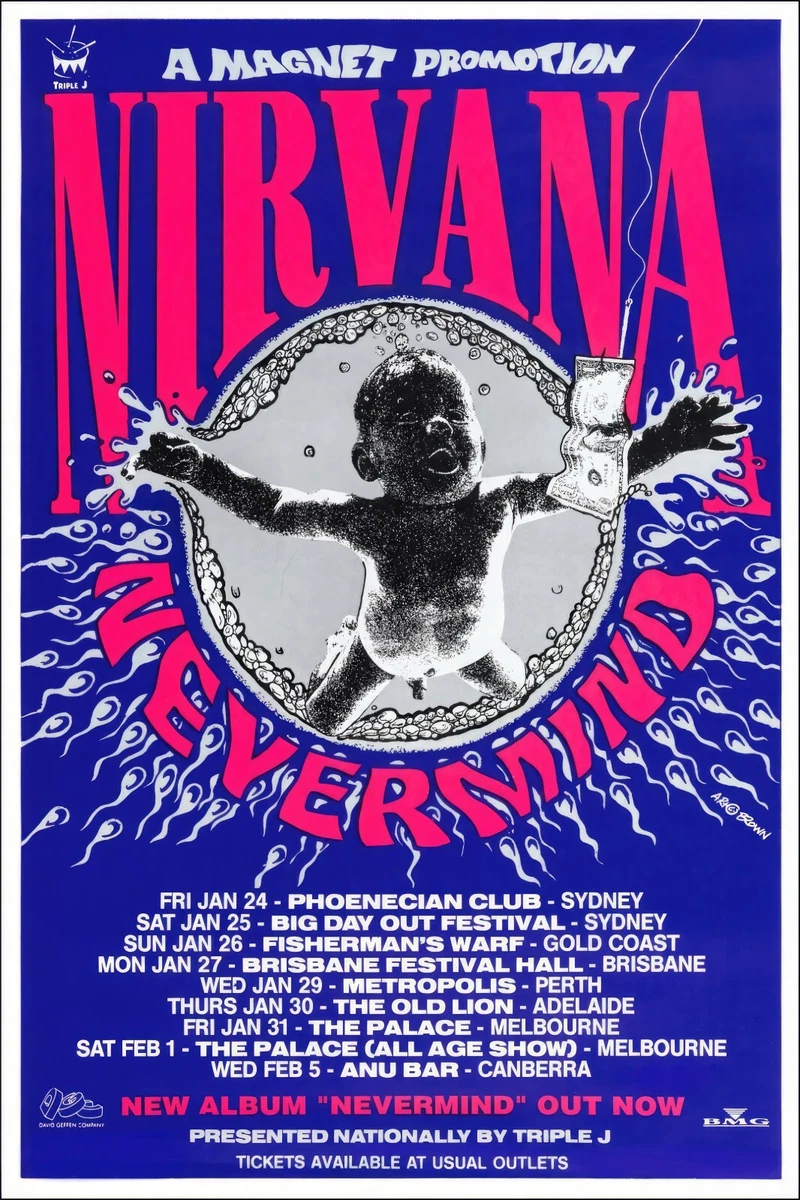 nirvana poster products for sale | eBay