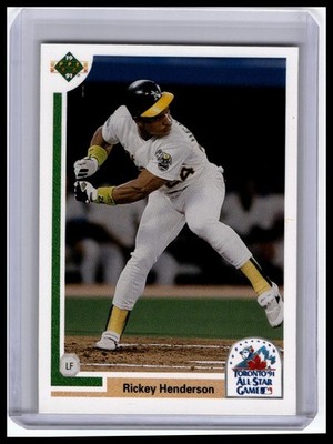 1991 Upper Deck Final Edition #86F Rickey Henderson