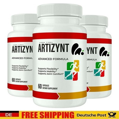 3-Pack Artizynt Capsules, Premium Joint Supplement for Mobility & Movement 180ct