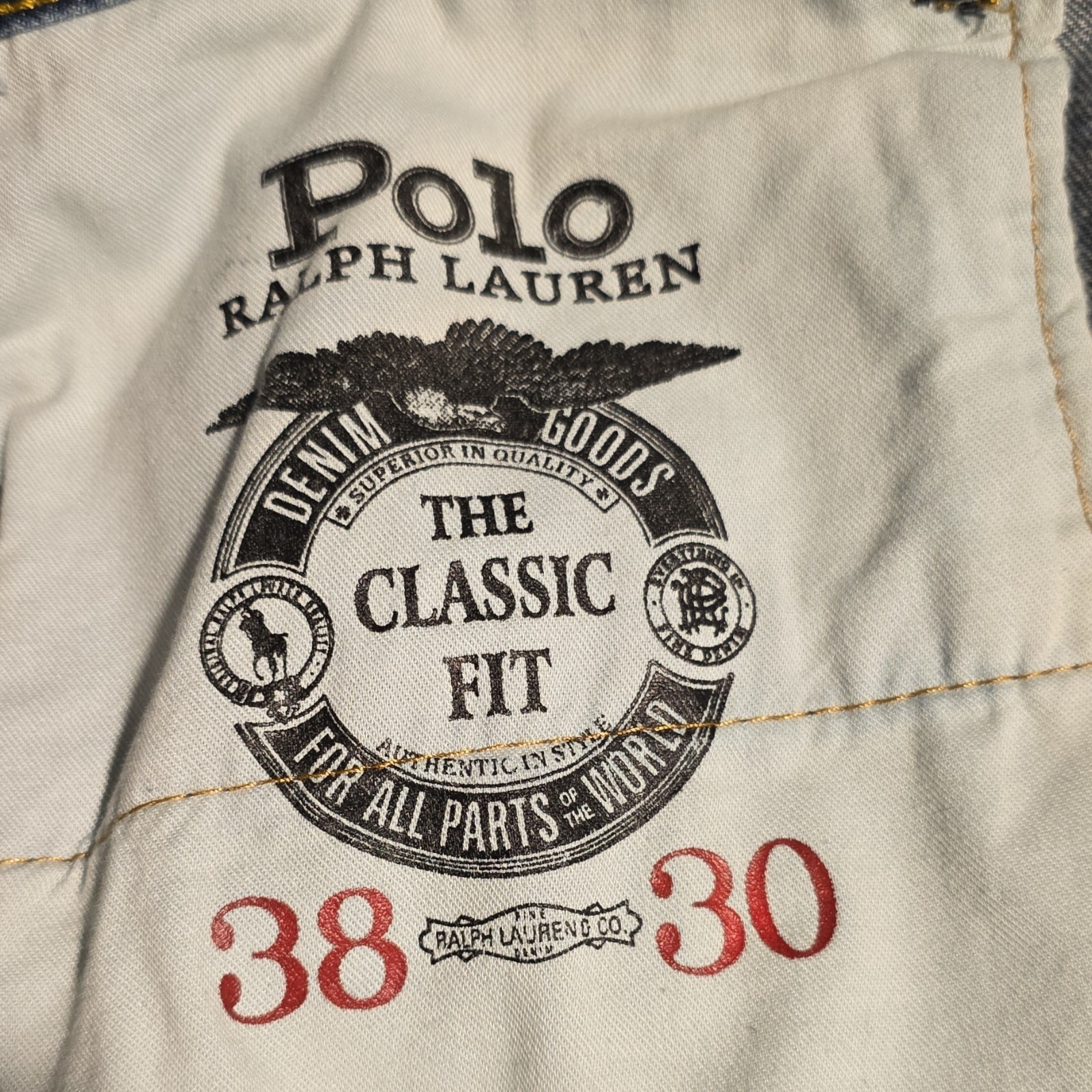 Polo Ralph Lauren Straight Patchwork Distressed B… - image 7