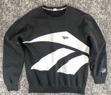 Reebok Classics International Sweatshirt Men's Large Crewneck Fleece Pullover