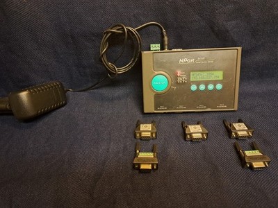MOXA NPort 5450I: 4 port device server, 10/100M Ethernet, RS-232/422/485