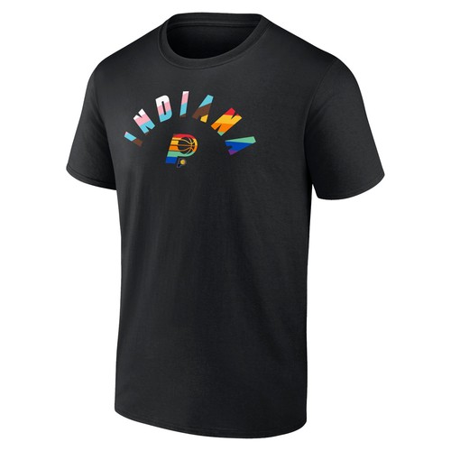 Men's Black Indiana Pacers Pride T-Shirt - Picture 2 of 3