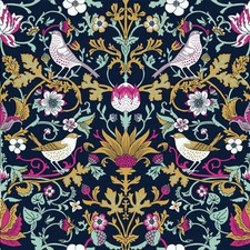 William Morris Peel and Stick Wallpaper Contact Paper Vintage Dark Floral