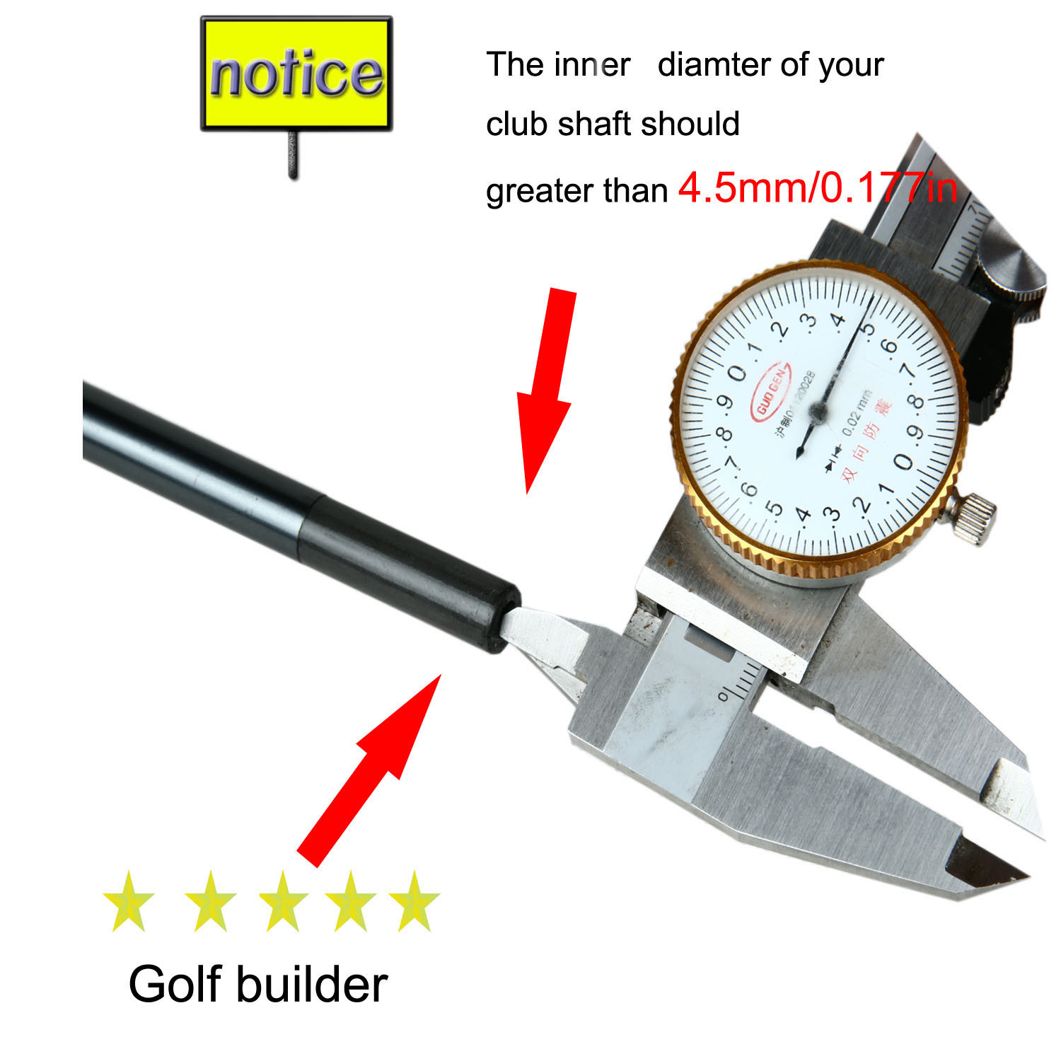 5pcs Golf Brass Plug Swing Weights for Graphite Shafts Diameter 4.5mm eBay