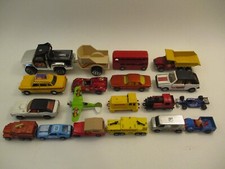 Lot 18 Assorted Toy Cars Metal Diecast Matchbox Hot Wheels Vintage 1970s 1980s