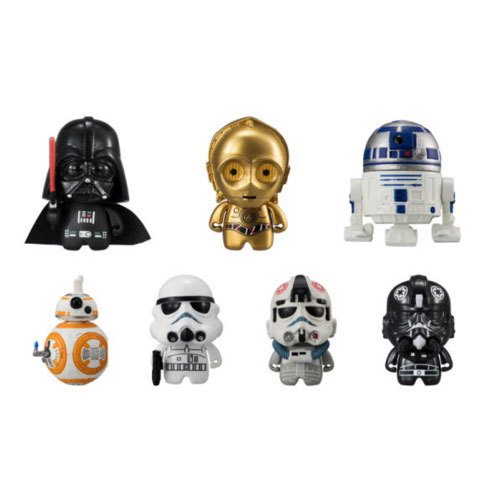 Star Wars ColleChara Mini Figure Darth Vadar R2-D2 C-3P0