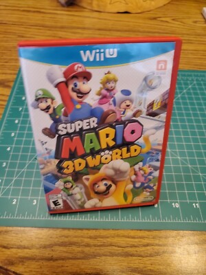 Wii Super Mario 3D World Game Disc With Case And Booklet