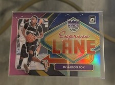2020-21 optic basketball De'Aaron Fox Express Lane Pink Prizm /25
