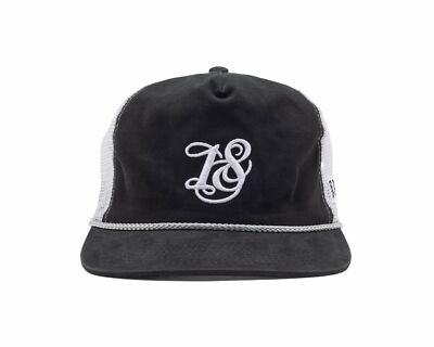 18Red BOBBY Rope Hat Black White Trucker Snapback Adjustable OSFA Golf
