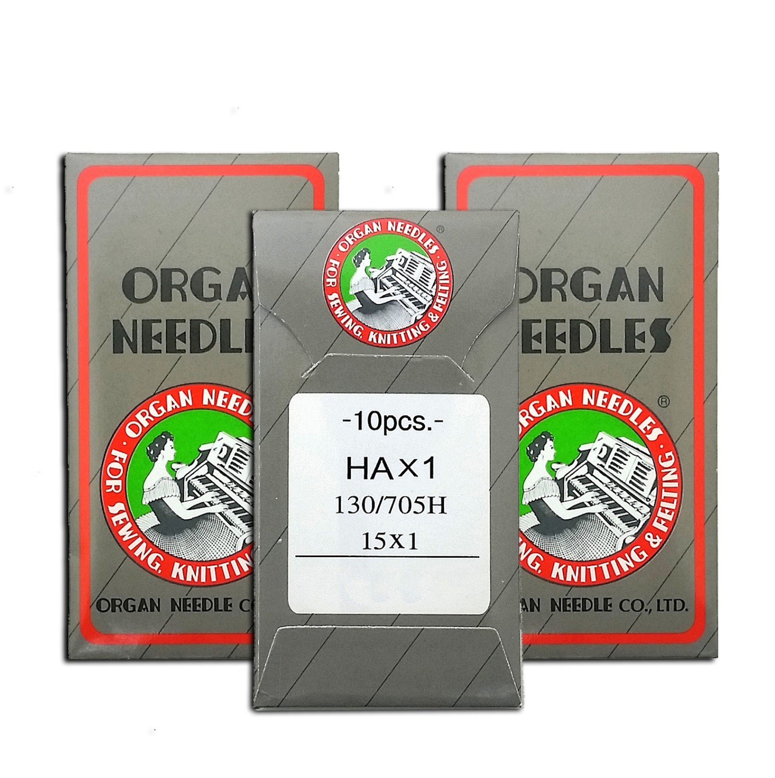 30 ORGAN 10BP 15X1 HAX1 FLAT SHANK HOME UNIVERSAL SEWING MACHINE