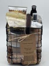 Tuscan Hills Vanilla Almond Body Care Gift Set Lotion Bath Wash Lotion Scrub