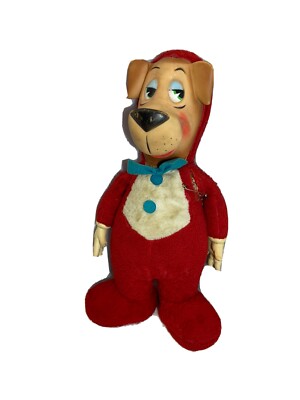 1958hanna barbera huckleberry houndぬいぐるみ Vintage Hanna Barbera Huckleberry Hound Plush 17