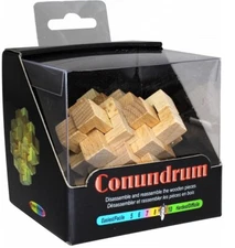 Conundrum Puzzle Master Level 9 Wood 3D Jigsaw Puzzle Structure Brain Teaser