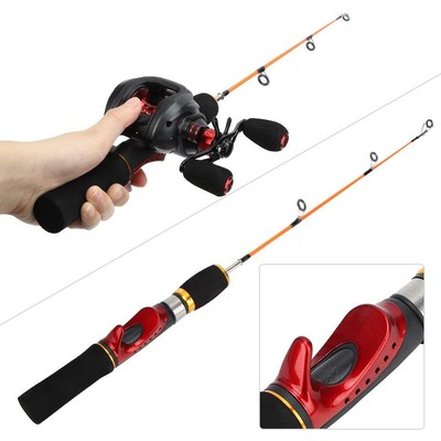 Frp Fiber Ice Fishing Rod Micro Spinning Durable Casting Ice Rods 52cm Tools New Ebay