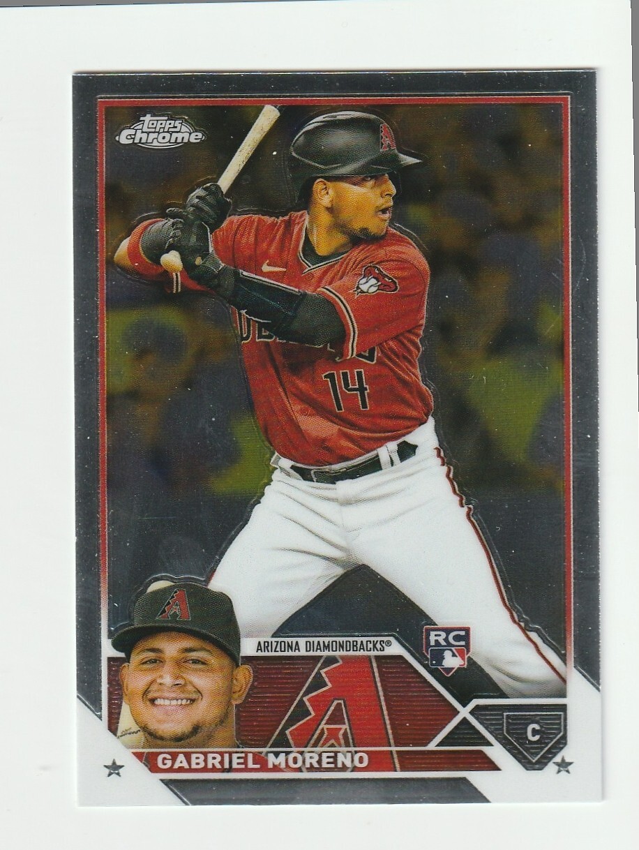 2023 Topps Chrome #189 Gabriel Moreno RC, Arizona Diamondbacks