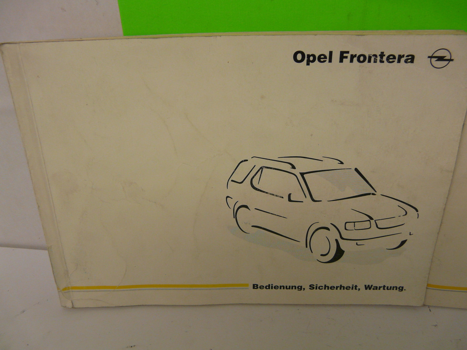 Manuale d'uso + manuale di servizio OPEL FRONTERA B STAND 05/98 0992683  0992 9661 | eBay