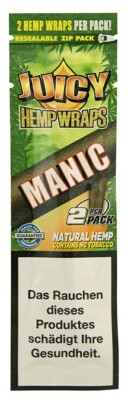 4 x 2 JUICY  HEMP WRAPS