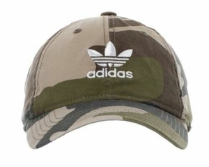 adidas trefoil camo strapback hat