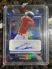 2021 Panini Chronicles Obsidian Pavin Smith Auto Cn# O-PS Diamondbacks