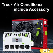 Aire acondicionado cabina camión DC 24V 12000 BTU aire acondicionado dividido para semirremolque autobús caravana