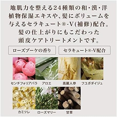 Ofcosmetics Treatment of Hair 2 Rose Scalp Refill 1,000g Rose