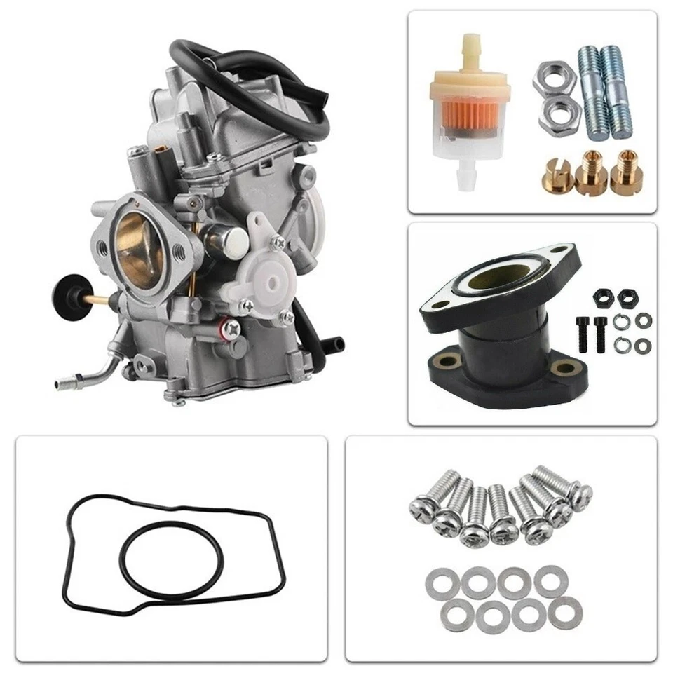 NUEVO CARBURADOR COMPATIBLE CON YAMAHA KODIAK 400 YFM 400 YFM400FW 4x4 1999 99 ATV YFM400 Foto 2 de 4