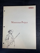VINTAGE AMPHENOL MINUTEMAN MISSILE PROJECT BOOKLET
