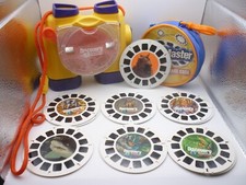 DISCOVERY CHANNEL VIEWMASTER LOT GREAT RETRO GIFT VIEWER CASE 21 REELS 