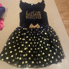 Girls Kids Birthday Party Princess Outfit Bow Tutu Skirt Dress Set Age 10 12 150