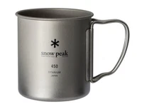 Snow Peak Lightweight Single Wall Titanium Backpacking Camping Mug NEW
