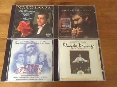 opera cds placido domingo / andrea bocelli / mario lanza / three tenors - Image 1 of 4