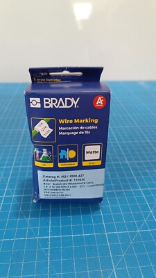 Brady Schriftband M21-1500-427 schwarz auf weiß/transparent 38.1mm x 4.3m