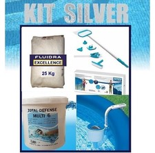  PISCINA FUORITERRA RETTANGOLARE INTEX 26374 ULTRA METAL FRAME KIT SILVER CLORO 