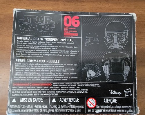 Star Wars Helmets Death Trooper & Rebel Commando The Black Series Titanium 06 - Picture 4 of 5