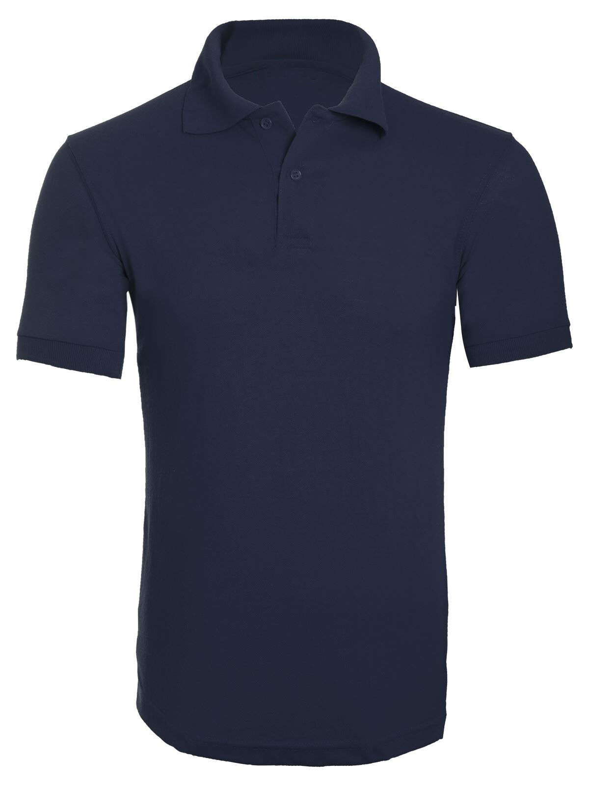 Mens Plain Casual Short Sleeve Polo T Shirt Casual Work Wear Best ...