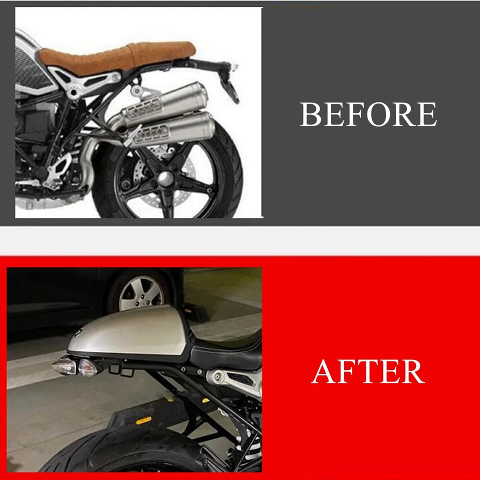 Indicador de luz de freno trasero LED eliminador de guardabarros trasero para BMW R NINE T 2013-2023 Foto 2 de 4