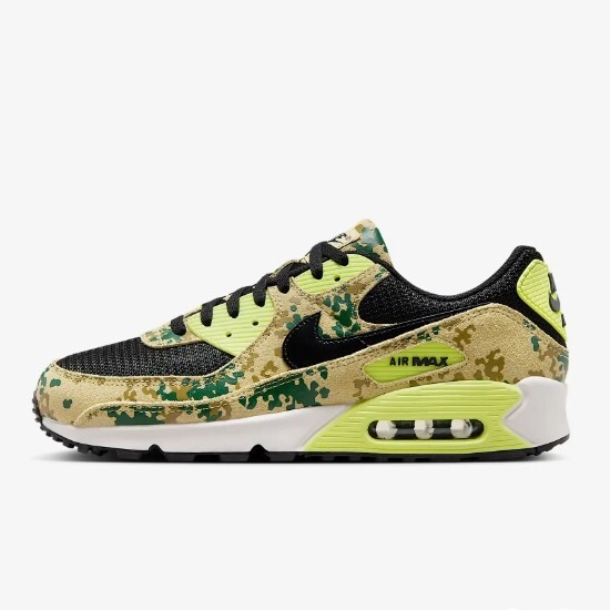 Nike Air Max 90 Camo Pack Gold/Lemon Twist (IF1721-700) Доставлены в ускоренном порядке