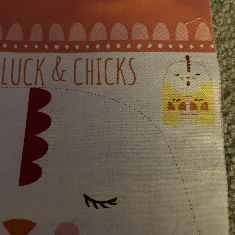 MAMA PIG CHICKEN and BABY Toy Animals to sew 100% Cotton Fabric Panel - Image 2 of 4