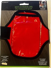 Sport Armband Case Fit Most Phones Holder Red