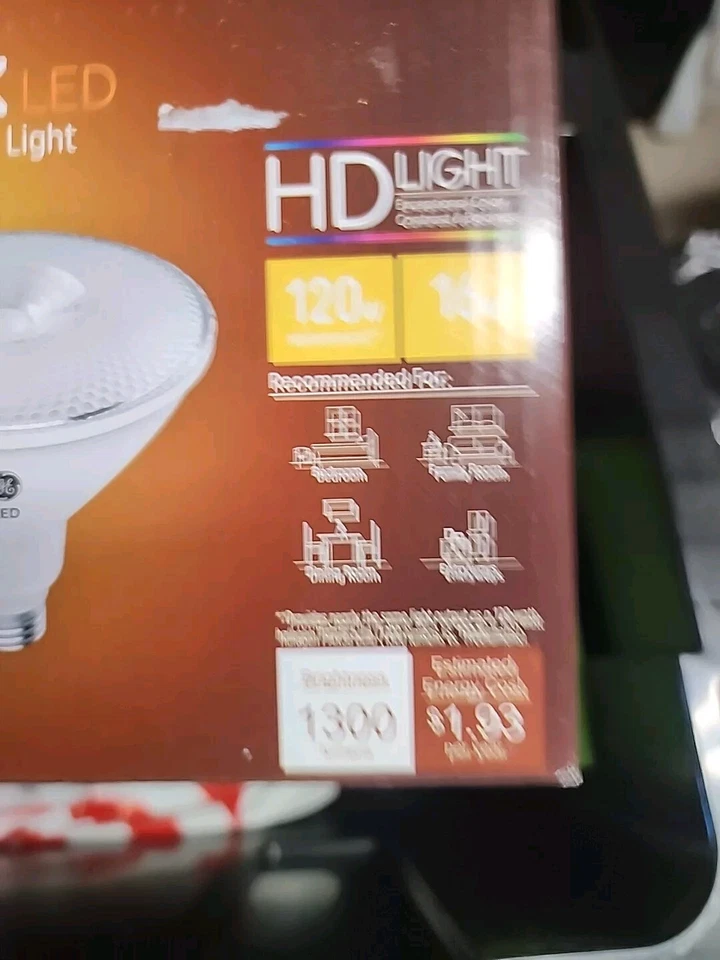 GE CURRENT LED16DP389CWW-2P LED Bulb,PAR38,2700K,1300 lm,16W,PK2 - Image 3 of 4