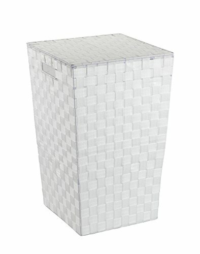 Wenko 22277100 - Cesto portabiancheria in plastica Adria Square, 33,0 x (c2F)