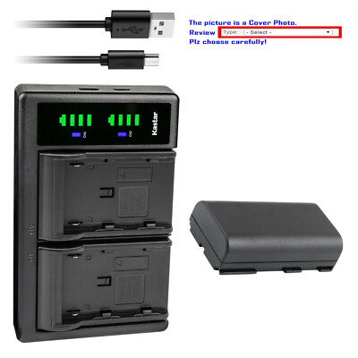 Kastar Battery LTD2 USB Charger for BP-911 BP-915 Canon UC-V100 UC-V200 UC-V300