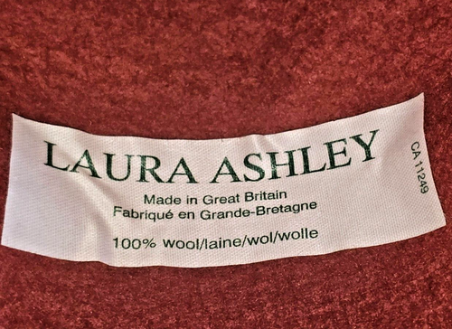 LAURA ASHLEY 100% WOOL HAT RED MAROON PLUS ONE OTHER BOTH 1920S STYLE - Picture 8 of 17