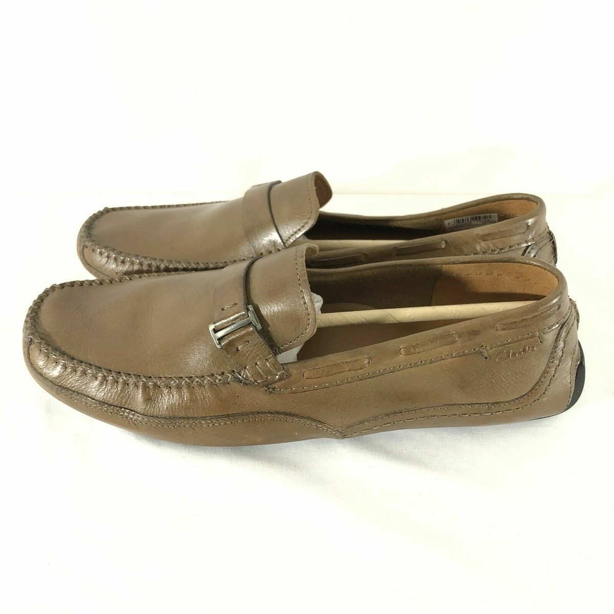 Clarks loafers Ashmont Step Light tan leat… Mens Dresslite Step Dark Tan Leather Loafers | Clarks main image 3