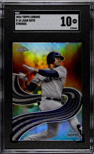 2024 Topps Chrome Juan Soto Stokes SGC 10